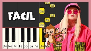 DANCE MONKEY  PIANO TUTORIAL  PIANO FÁCIL CON NOTAS [upl. by Oirifrop]