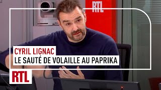 Cyril Lignac  Le sauté de volaille au paprika [upl. by Aikym]