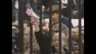 September 12 2001 Americas National Anthem played at Queens request [upl. by Yelssew]