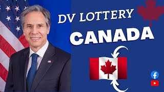 DV LOTTERY CANADA 2024comment jouer Loterie canadienne [upl. by Ajet]