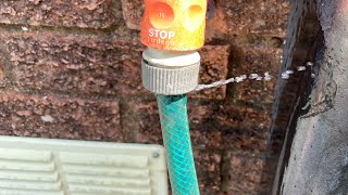 Simple fix  garden hose pipe tap connector repair [upl. by Owades]