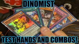 HOW TO PLAY A DINOMIST DECK TEST HANDS AND COMBOS AUGUST 2020 YUGIOH [upl. by Koval300]