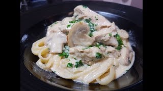 Easy Pheasant Recipe Creamy Mushroom And Pheasant Pasta SRP [upl. by Jessa]