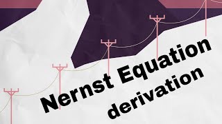 Nernst equation derivation free energy electrode potential chemistry Learners choiceAL madam [upl. by Peregrine]