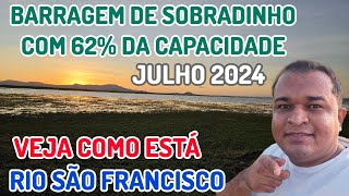 OLHA COMO ESTÁ O RIO SÃO FRANCISCO EM JULHO DE 2024 • REMANSO  BAHIA [upl. by Odnamla]