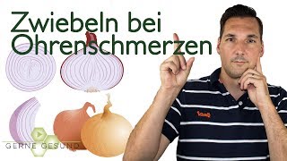 Zwiebeln bei Ohrenschmerzen Hilft das  Gerne Gesund [upl. by Assenej]