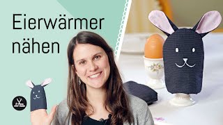 Eierwärmer nähen zu Ostern in niedlichen Hasenohren  Freebie 🐣 [upl. by Tarkany]