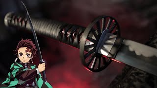 Making Tanjiros Katana from Demon Slayer [upl. by Nimsay716]