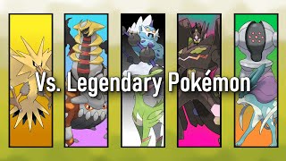 Pokémon Music  All General Legendary Pokémon Battle Themes from the Core Series [upl. by Amir]