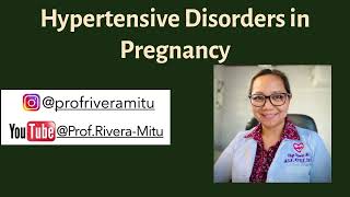 Hypertensive Disorders in Pregnancy [upl. by Kcirdahs]