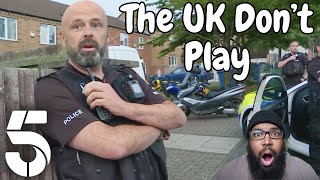 American reacts to UK Police Chase Bike Ramming [upl. by Lauryn]