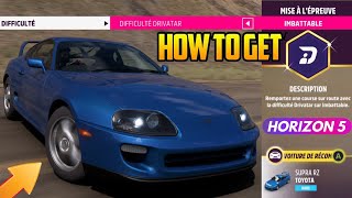 REMPORTEZ COURSE SUR ROUTE AVEC DIFFICULTE DRIVATAR IMBATTABLE FORZA HORIZON 5 UNBATABLE DRIVATAR [upl. by Enicar]