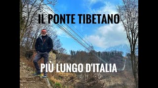 Dossena  il Ponte Tibetano e il Parco Speleologico [upl. by Magbie917]