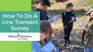 How to Do a Line Transect Survey  Nature Matters Academy [upl. by Ahsieyk]