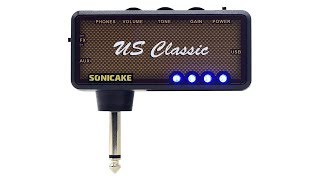 Guitar Headphone Amp  SONICAKE Plug In US Classic wh  Chorus amp Reverb [upl. by Attolrahc]