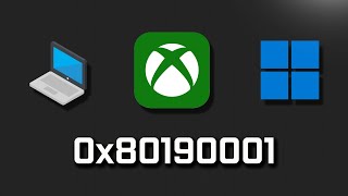 Xbox Game Pass Games Are Not Launching Error Code 0x80190001 On Windows 1110 PC FIX [upl. by Aserehtairam]