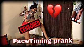 CAUGHT FACETIMING MY EX PRANK ON HUSBAND Crazy [upl. by Alul]