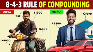 POWER OF COMPOUNDING  843 RULE OF COMPOUNDING  8 Years Investment Plan  How to Become Crorepati [upl. by Oiled863]