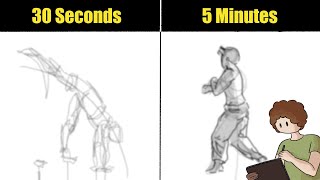 30 Second Gestures vs 5 minute gestures  Gesture Animations [upl. by Idonah]