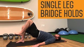 How To Perform The Glute Bridge March  Glute Bridge Progressions [upl. by Marilyn]