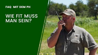 Wie fit muss man für die Jagd sein  FAQ mit dem PH Markus Rogl [upl. by Blackmun]