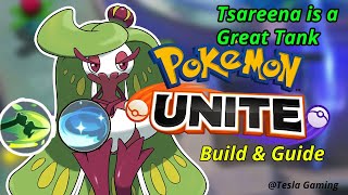 Tsareena is still pretty Good  Tsareena Rocking Build amp Guide pokemon unite tesla Gaming [upl. by Arjun]