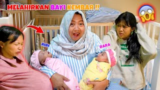 IBU HAMIL MELAHIRKAN BAYI KEMBAR  BAYI NYA EE 💩🤣 [upl. by Ailehs]