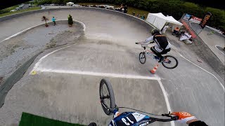 Full lap around the BMX track in Besançon with Niek Kimmann [upl. by Wilton]