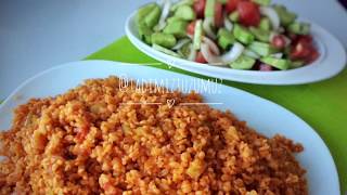 Bulgur Pilavı Tarifi  Salçalı Tane Tane Bulgur Pilavı Nasıl Yapılır Tadimiztuzumuz [upl. by Yeleek]