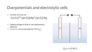 Further Physical Chemistry Electrochemistry session 9 [upl. by Maegan139]