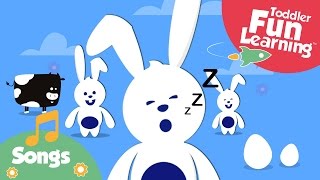 Sleeping Bunnies  Nursery Rhyme for Toddlers  Toddler Fun Learning [upl. by Peta]