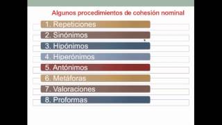 ejemplos de cohesiones nominales [upl. by Orford]