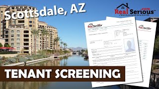 Scottsdale AZ Tenant Screening Services for Landlords amp Real Estate Agents [upl. by Johnna]