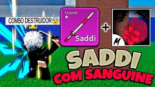 ME SURPREENDI COM o MELHOR COMBO de SADDI no BLOX FRUITS 😮🔥 [upl. by Cristian101]