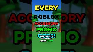 EVERY FREE Roblox PROMO CODE [upl. by Hurff948]