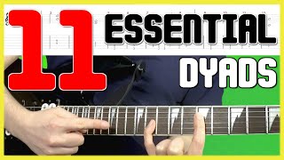 Dyads Guitar Lesson 11 Two Note Chords EVERY Guitarist Should Know [upl. by Otrebron]