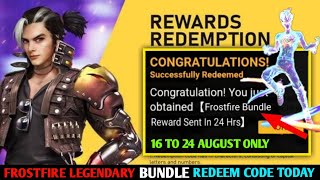 FREE FIRE REDEEM CODE TODAY 17 AUGUST REDEEM CODE FREE FIRE  FF REDEEM CODE TODAY 17 AUGUST [upl. by Adikam451]