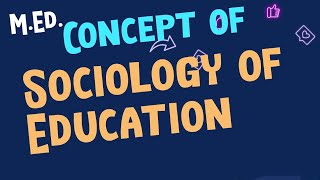 Sociology of Education [upl. by Machute]