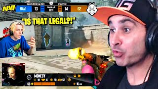 Summit1g Reacts to G2 vs NAVI  GRAND FINALS  CS2 Esports World Cup 2024 [upl. by Riamu]