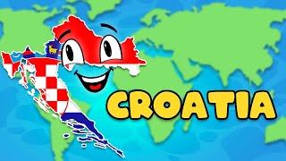 The Croatia Song  Countries Of The World For Kids  KLT Geography [upl. by Charissa]