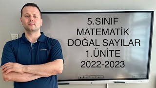 5 Sınıf Matematik Doğal Sayılar  1 Ünite Konu anlatımı 20222023 kadirhoca [upl. by Ailecnarf]