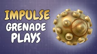 Making plays with the Impulse Grenade in this Solo vs Squad game Fortnite [upl. by Ynafetse]