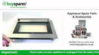 How To Remove the Glass From an Oven Door ATAG OX6011KUU [upl. by Romola]