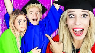 Surprising Connor with Graduation on Youtube Emotional Prom with Best Friend Crush Rebecca Zamolo [upl. by Eca]