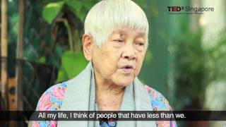 TEDxSingapore  113 year old Teresa Hsu  Wisdom for all ages [upl. by Ellehsat]