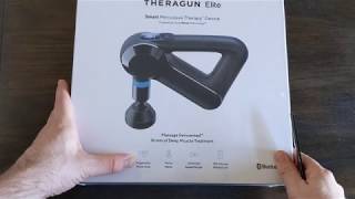 Theragun Elite UNBOXING [upl. by Atnim]