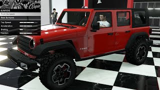 GTA 5  DLC Vehicle Customization  Canis Terminus Jeep Wrangler Rubicon [upl. by Nodnek]