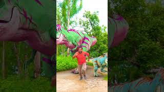 TRex Dinosaur Magic Fight In Jurassic World [upl. by Aisital]