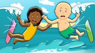 Surfen  Caillou auf Deutsch [upl. by Avrenim]