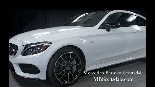 Big trunk for a Coupe 2017 MercedesBenz CClass AMG® C43 4MATIC® Coupe Mercedes Benz of Scottsdale [upl. by Sissy]